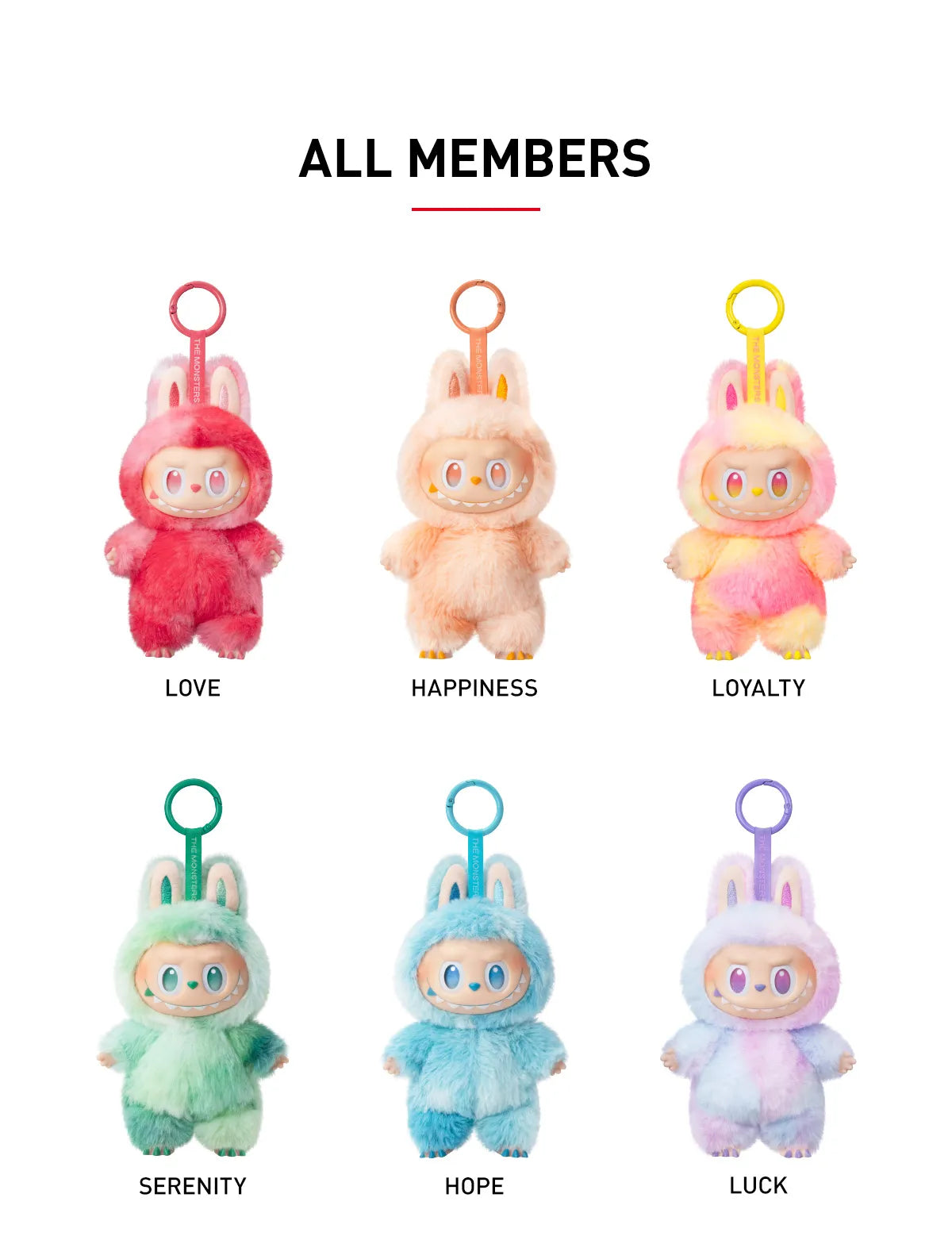 THE MONSTERS - Big into Energy Series Vinyl Plush Pendant Blind Box