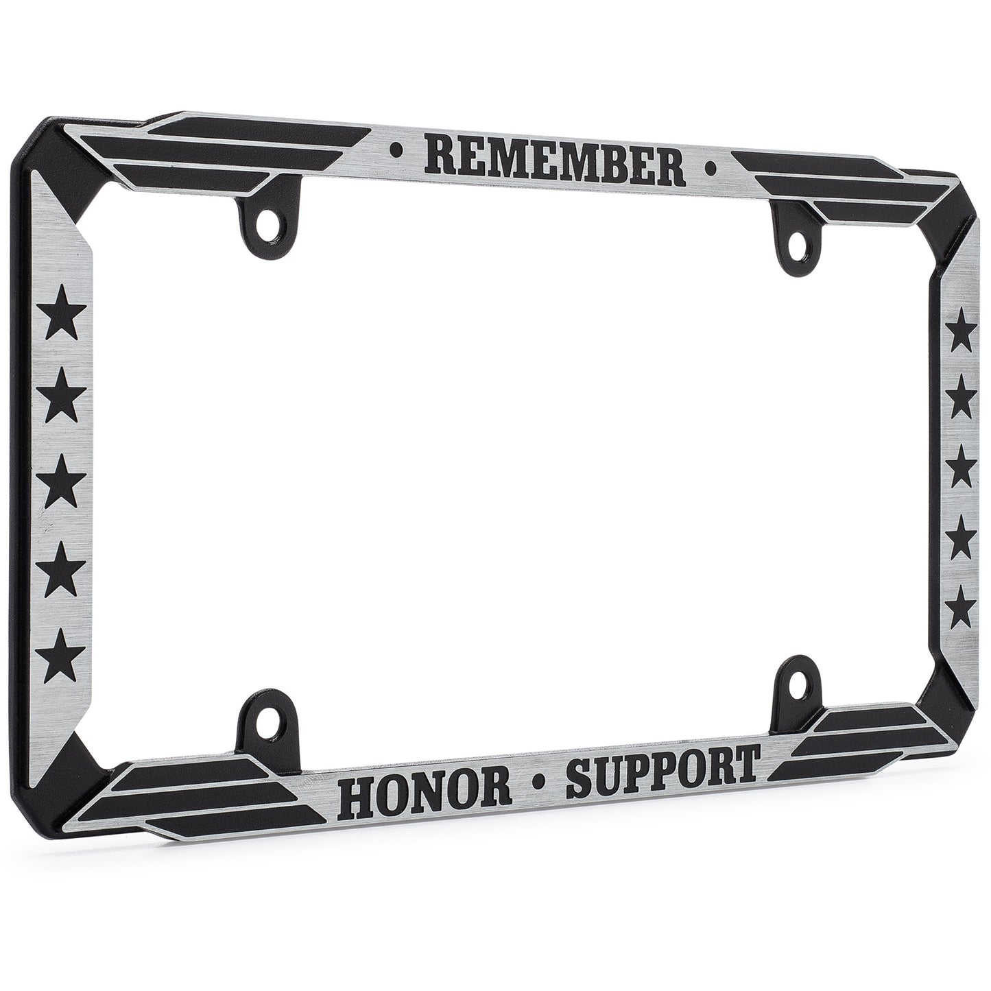 Military Appreciation License Plate Frame, Black