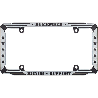 Military Appreciation License Plate Frame, Black