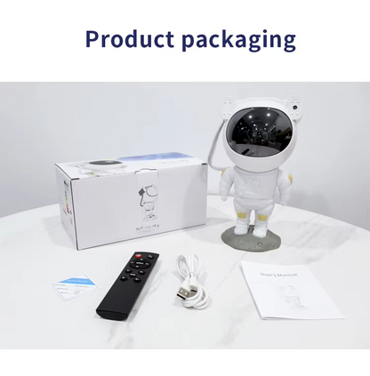 Nova Ace Astronaut Star Projector Box with Features Displayed