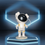 Cosmo - Astronaut Galaxy Projector – Starry Night Light, Smart Remote Control, Space-Themed Room Decor - Image 3