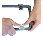 Jeep License Plate Frame, Matte Black - Image 2