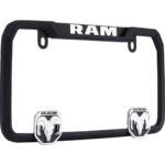 RAM License Plate Frame, Matte Black - Image 3