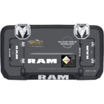 RAM License Plate Frame, Matte Black - Image 4