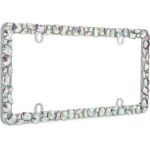 Dazzle License Plate Frame, Chrome - Image 3