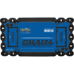 Chain License Plate Frame, Matte Black (with fastener caps) - Image 4