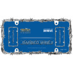 Barbed Wire II License Plate Frame, Chrome - Image 2