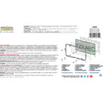 Barbed Wire II License Plate Frame, Chrome - Image 3