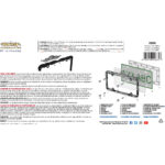 Princess License Plate Frame, Chrome/Black - Image 4