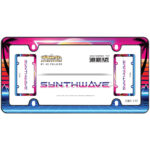 Synthwave License Plate Frame - Image 2