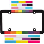 Pride License Plate Frame, Black - Image 5