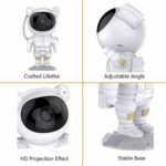 Nova Ace - Astronaut Galaxy Projector – Smart LED Star Light with Remote & Space Effects - Image 22