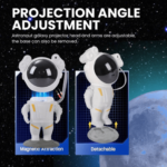 Cosmo - Astronaut Galaxy Projector – Starry Night Light, Smart Remote Control, Space-Themed Room Decor - Image 6