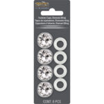 Diamond Bling Fastener Caps - Image 2