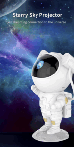 Nova Ace - Astronaut Galaxy Projector – Smart LED Star Light with Remote & Space Effects - Image 2